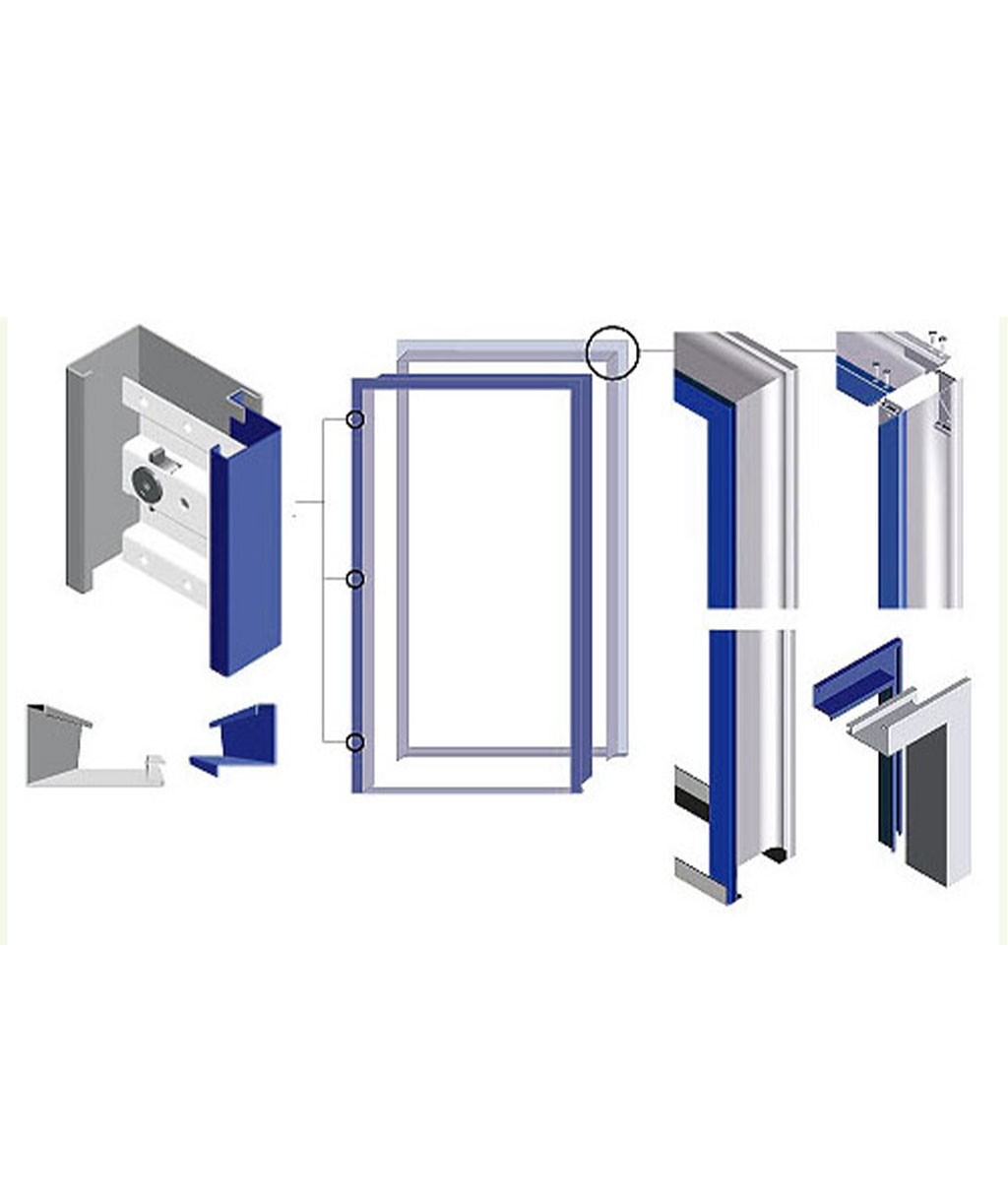 HOME 3 S2 Zarge 2-teilig nichtverstellbar