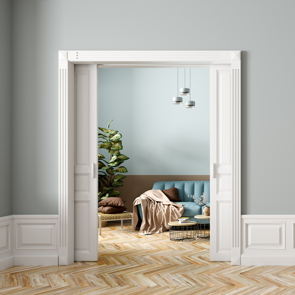 Altbau Doppeltür schiebetürzarge